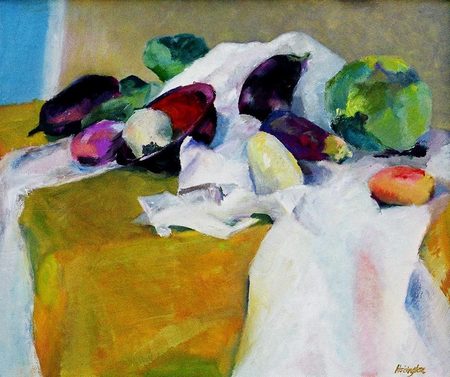 "Aubergine" oil on canvas [private collection, USA]