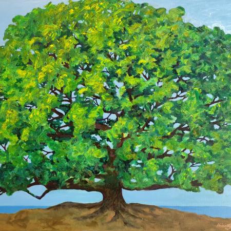 "Strength and Structure After the Rains." oil on canvas, private collecctoin, Sydney